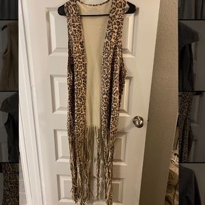 Cheetah Print Cardigan